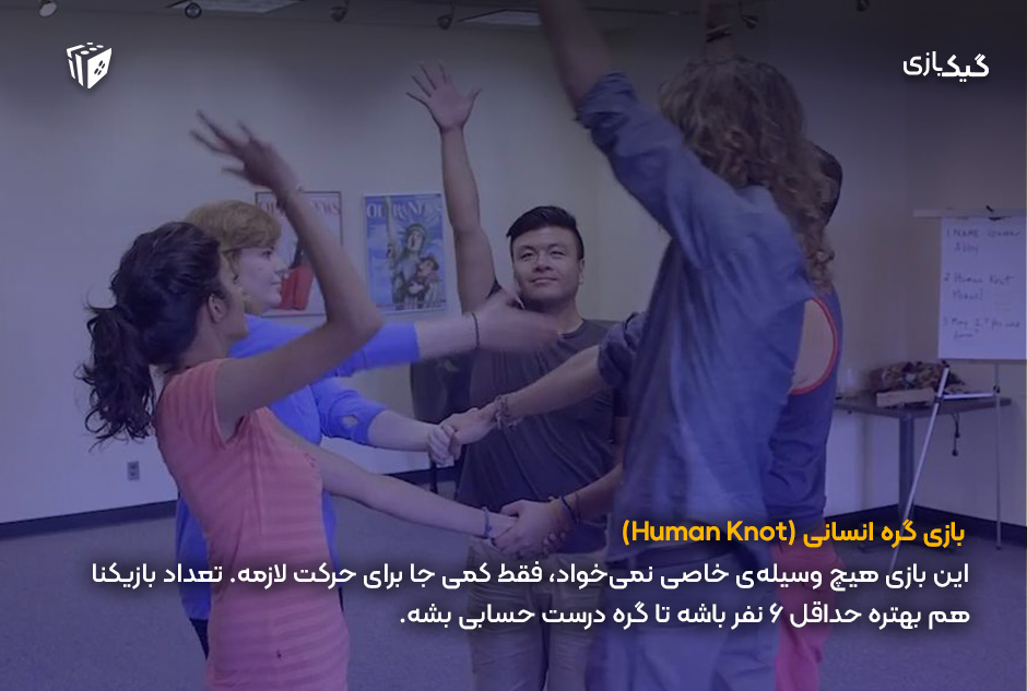 بازی بازی گره انسانی (Human Knot)