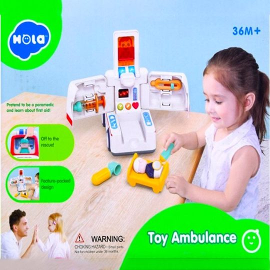 اسباب‌بازی ماشین آمبولانس هولا تویز Hola toys